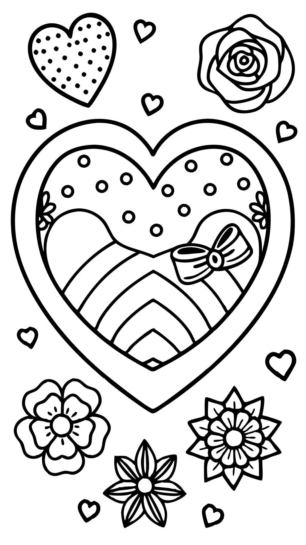 valentines day coloring page